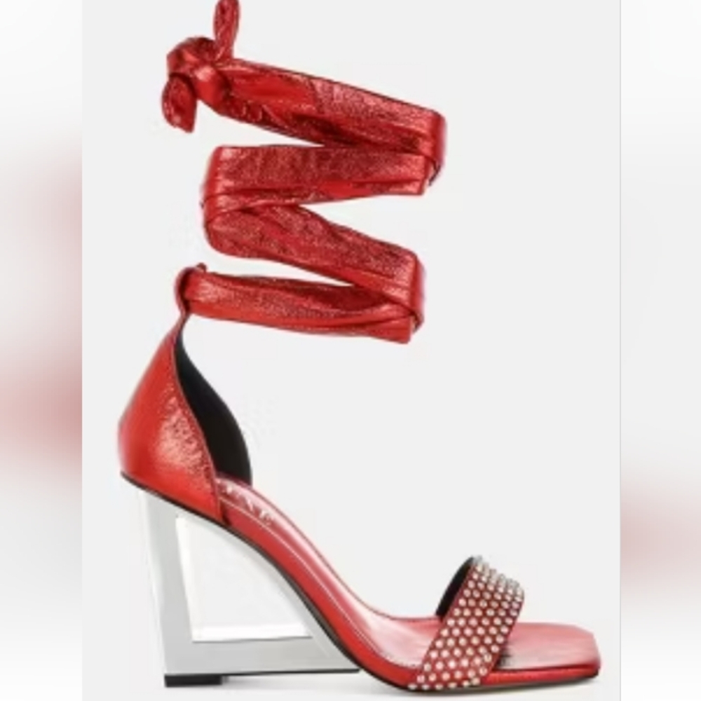 London Rag NWT Shoes Hashira Rhinestone Heels